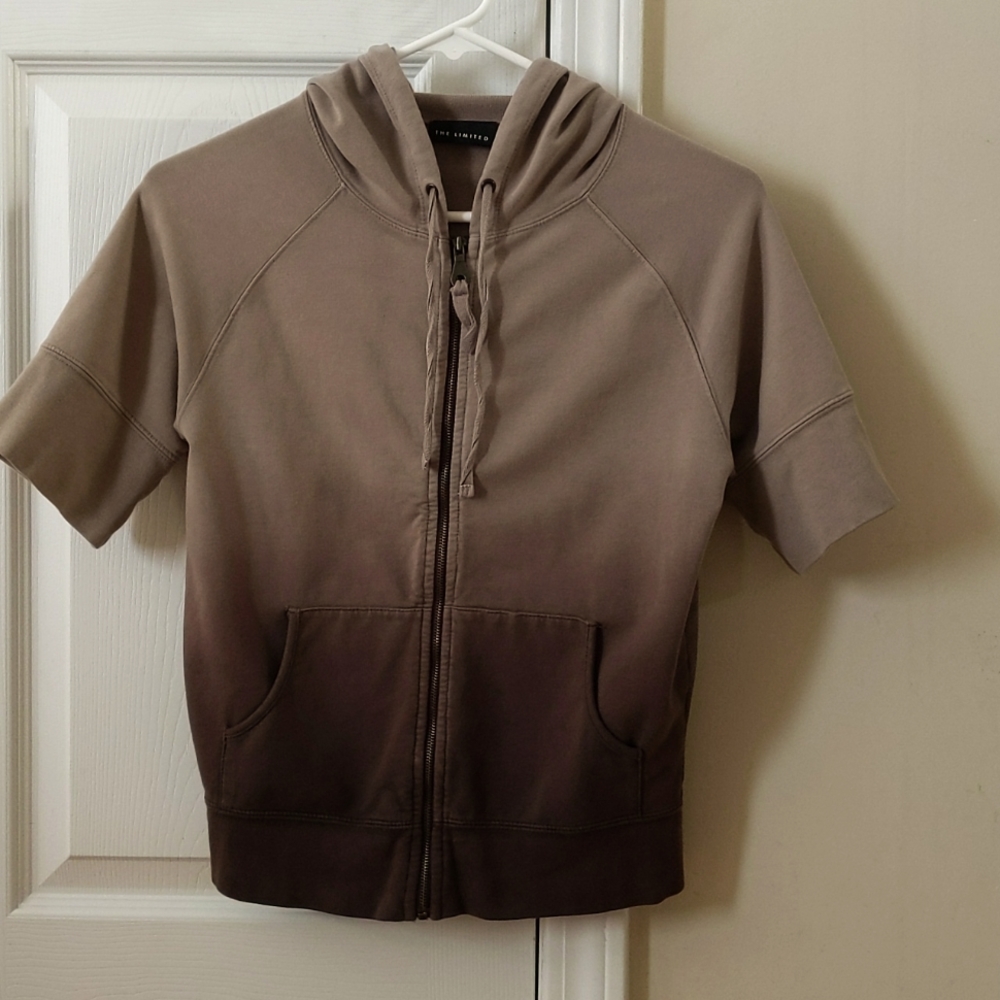 The Limited hoodie Summer Short Sleeve brown jacket S